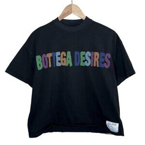 Bottega Desires All-Star Black Boxy T-Shirt Medium Unisex Back Hit 2023